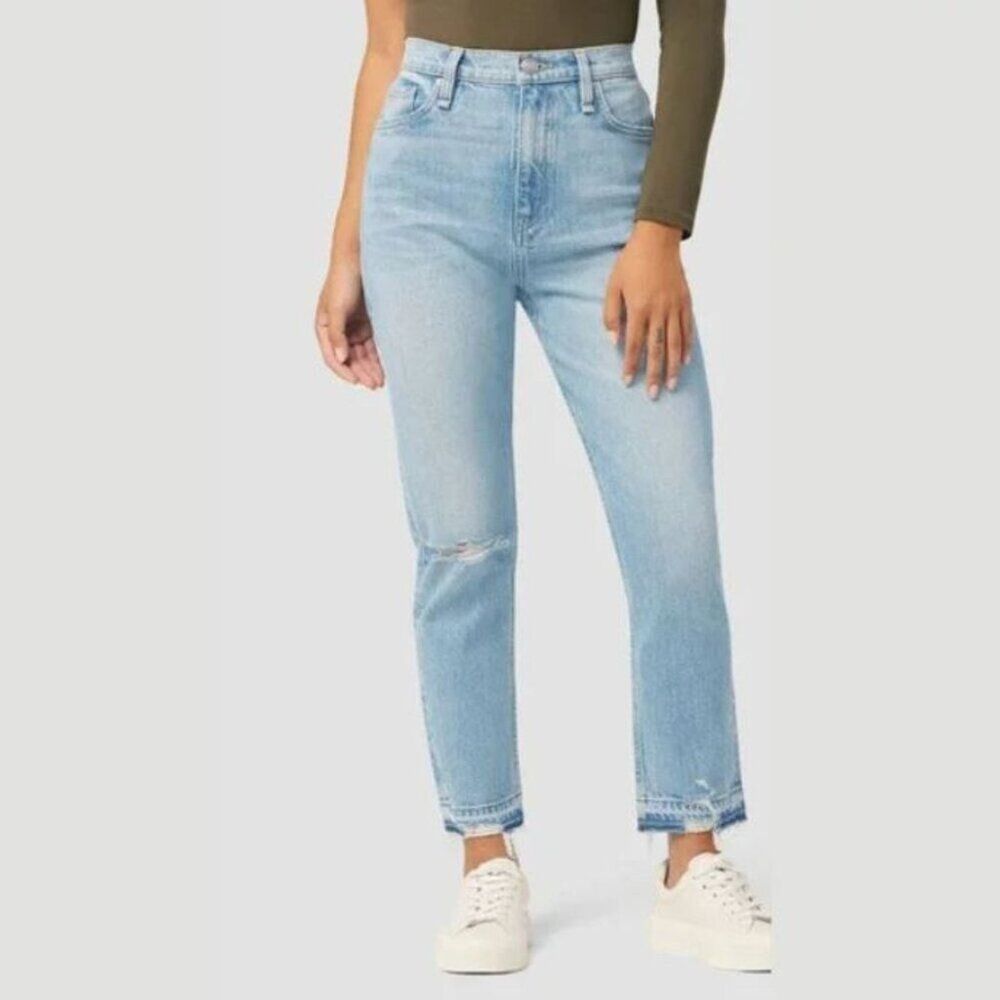 Hudson Women's Jeans Harlow Ultra High Rise Cigarette Petite Jean Harmonic Sz 24